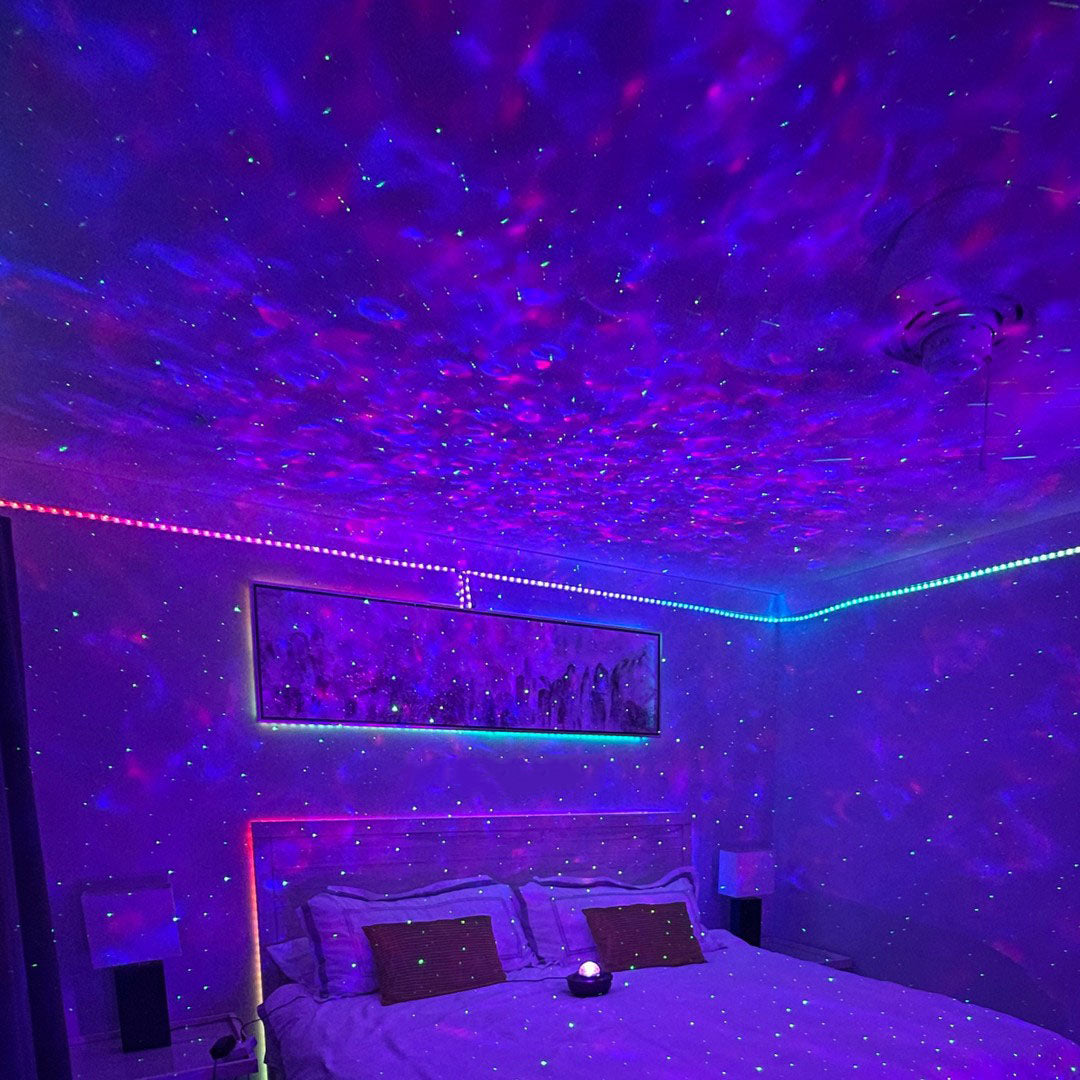 Galaxy Light Projector - oplysende og beroligende dekoration