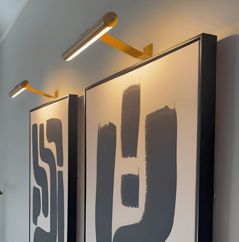 Lámpara de pared LED inalámbrica recargable por USB - Rotación completa y recarga cómoda