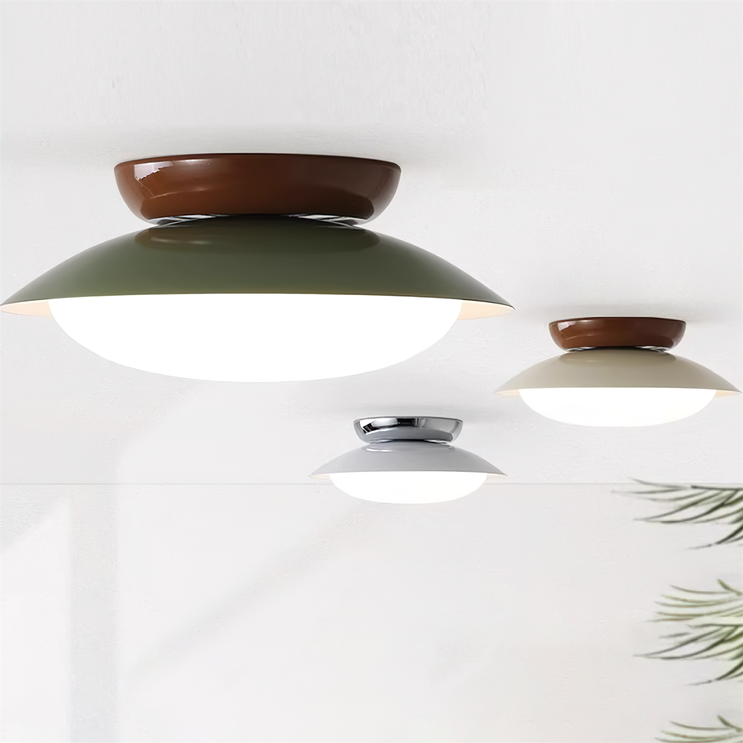 Pyöreä LED-kattovalaisin - Luonnollinen hehku ja hienovarainen tyylikkyys