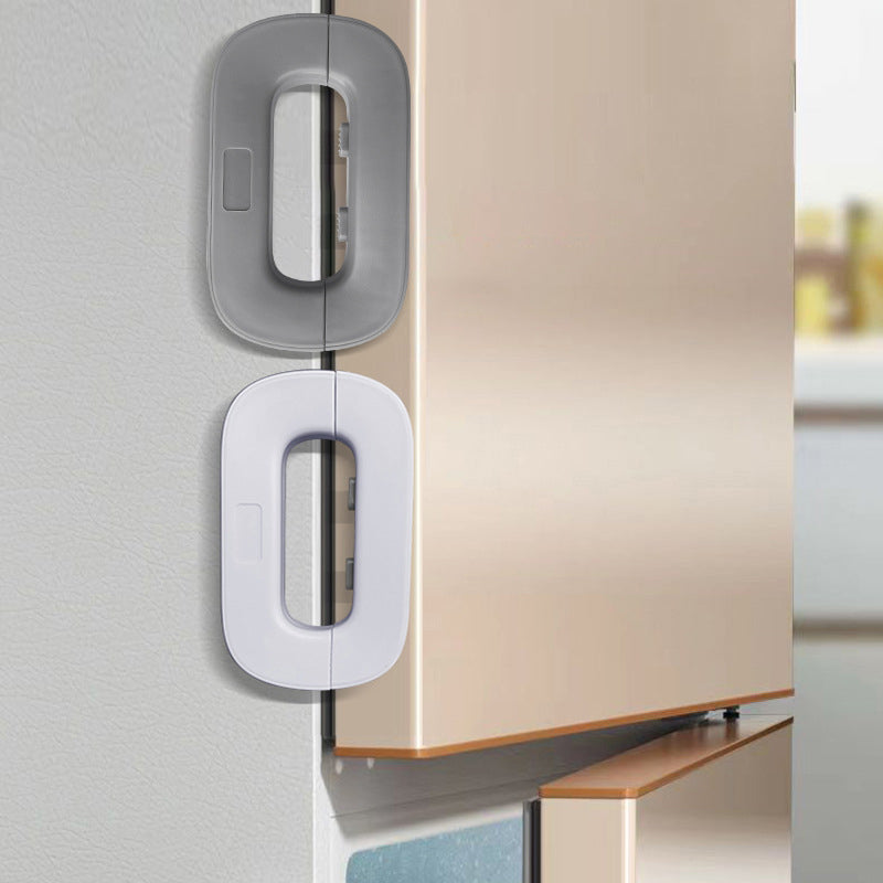 Cerradura Adhesiva de Seguridad – Protección Discreta para Armarios y Cajones 