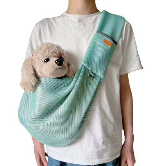 Sac De Transport Respirant Pour Chien – Bandoulière Confortable Et Aération Optimale