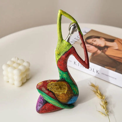 Abstracte Sculptuur Vrouw – Elegantie En Moderniteit 