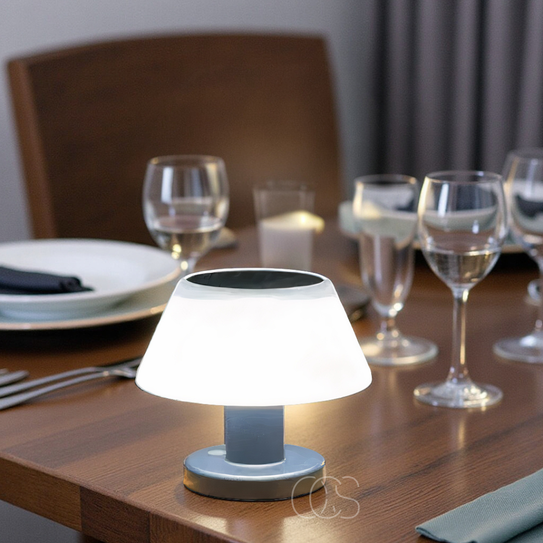 Solárna bezdrôtová stolná lampa – ekologická a praktická 