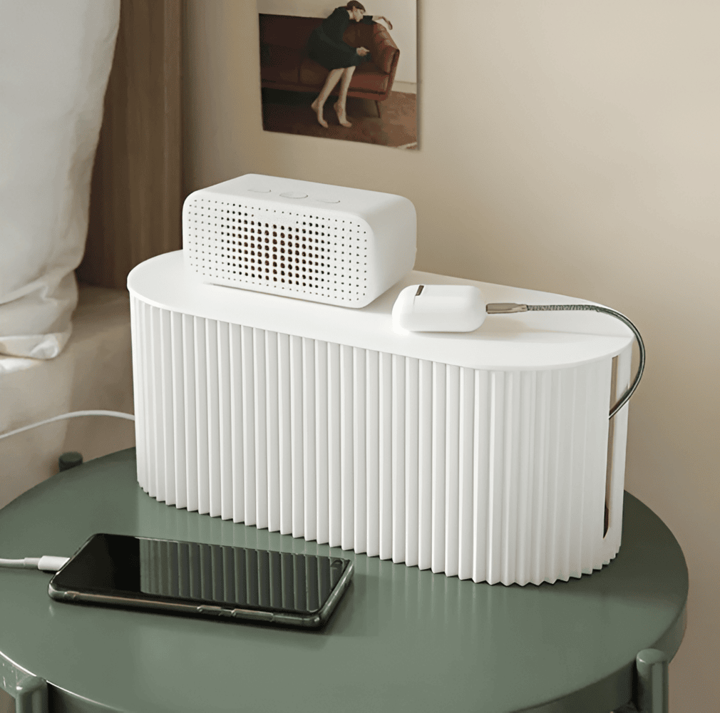 صندوق تخزين الكابلات البسيط - تنظيم نظيف وتصميم أنيق