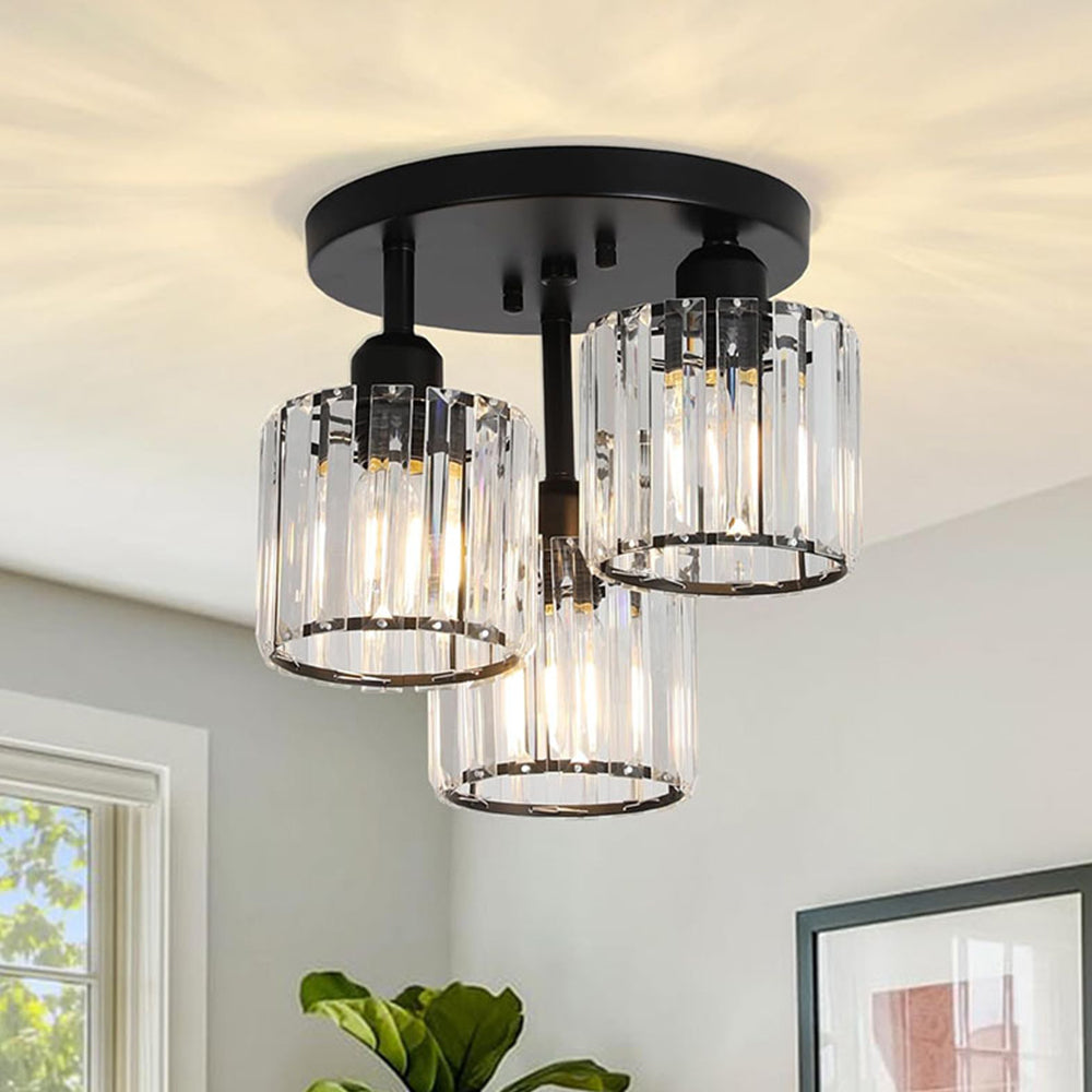 Semi-inbouw plafondlamp – Moderne elegantie en verfijnde glans 