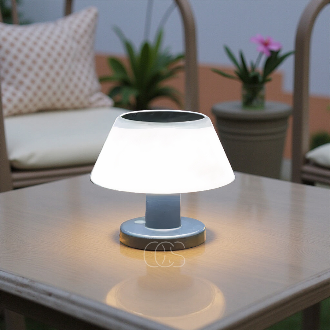 Solárna bezdrôtová stolná lampa – ekologická a praktická 