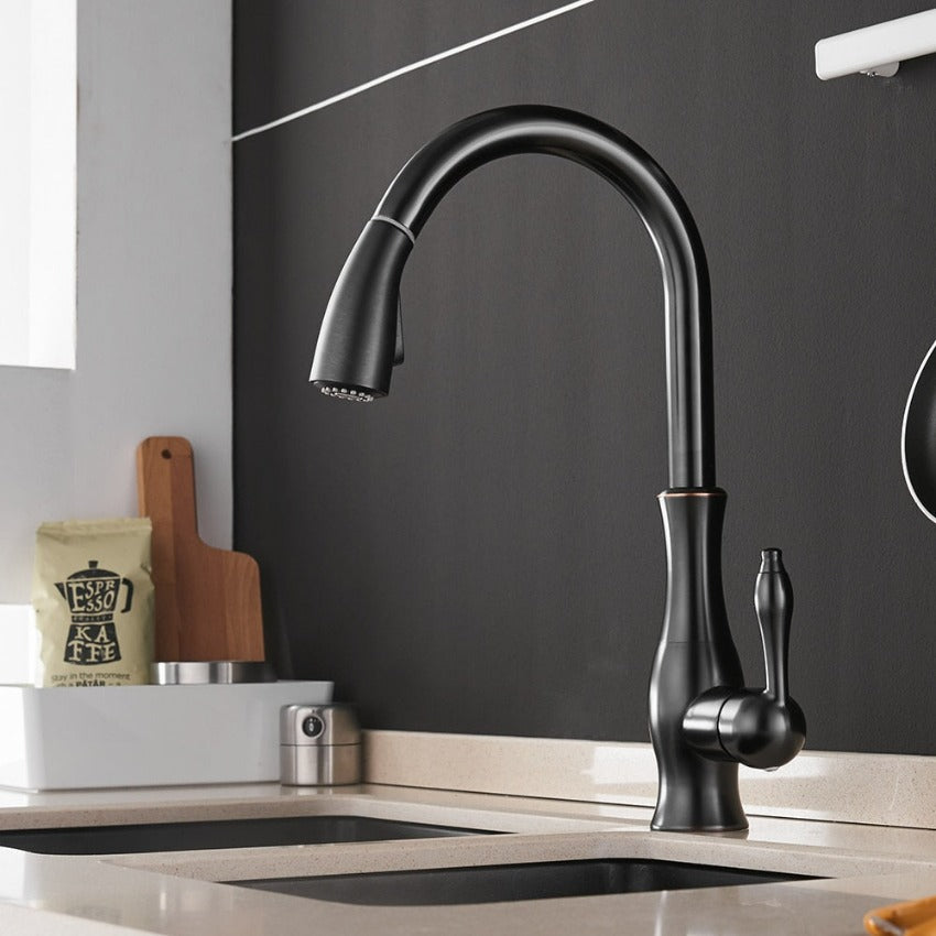 Grifo de Cocina Retráctil – Ahorro de Espacio y Flexibilidad 