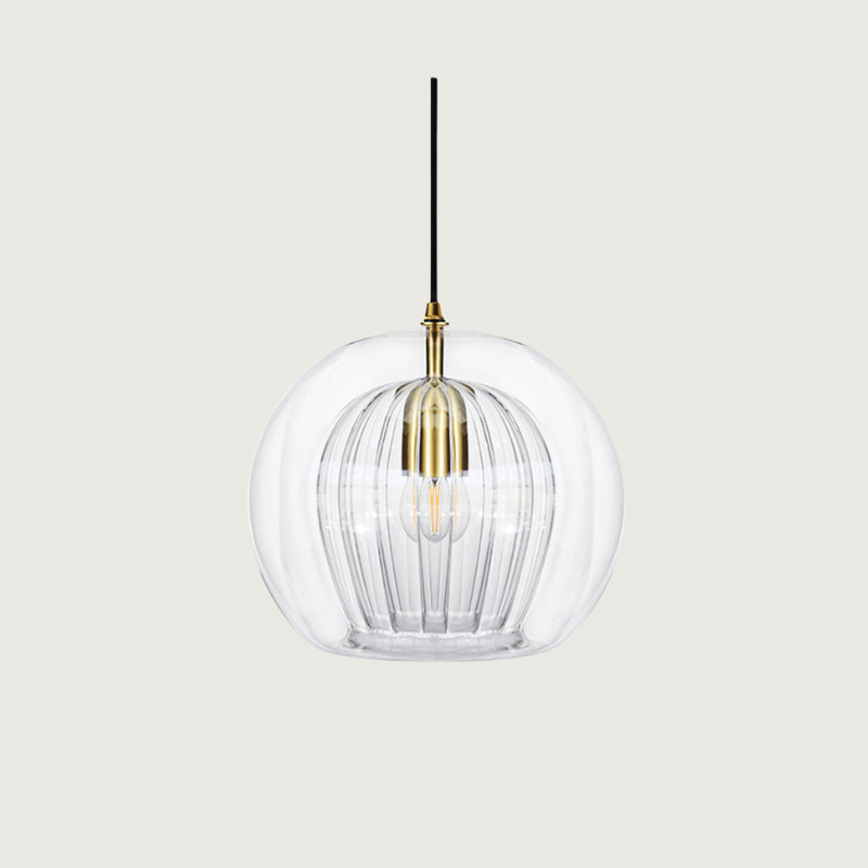 Elegante und warme Glas Pendelleuchte – Stil und Raffinesse 